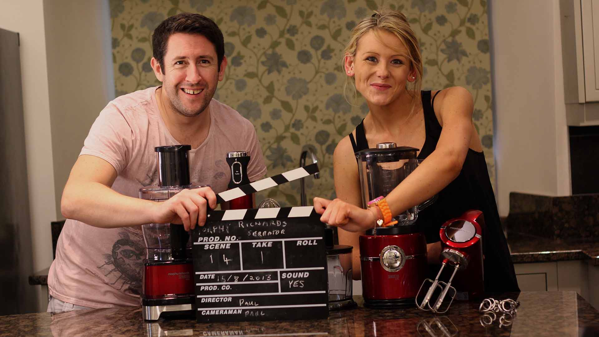 TV advertising for Morphy Richards — on-set family narrative